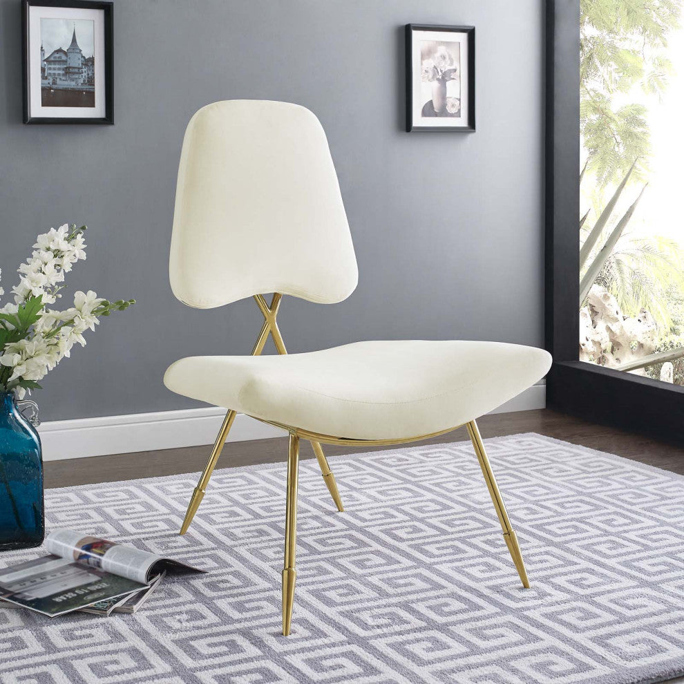 Ponder Upholstered Velvet Lounge Chair