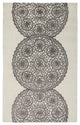 Rizzy Home Dimensions DI2456 Gray Medallion Area Rug, 8' Round