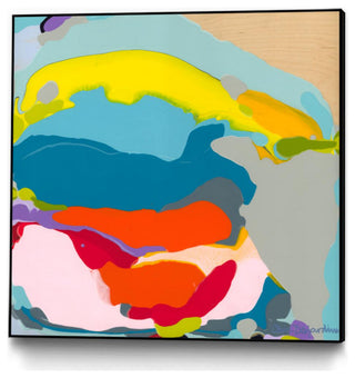 "Free Falling" Framed Canvas by Giant Art 20"x20"