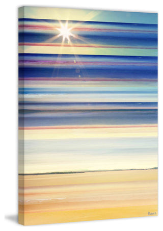 "Sun Lit Streaks" Print on Canvas, 40"x60"