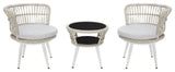 Safavieh Kyomi 3-Piece Lounge Set, Grey
