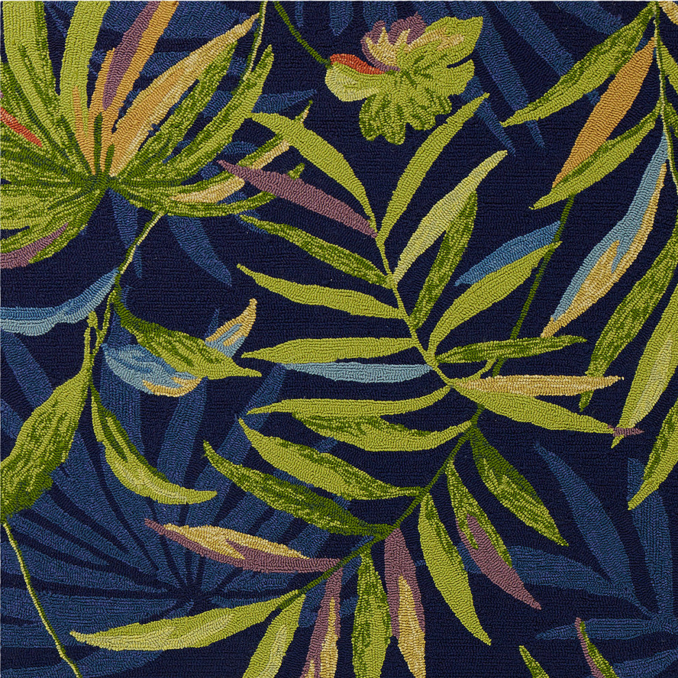 KAS Harbor 4243 Ink Blue Playa Area Rug, 5'x7'6"