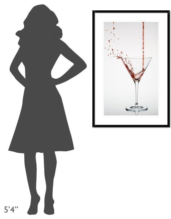 "Cocktail" Framed Digital Print by Christian Pabst, 25x38"