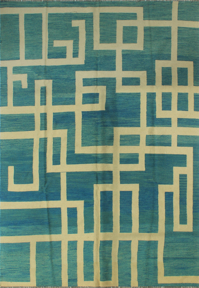 Winchester Kilim Erika Blue Rug