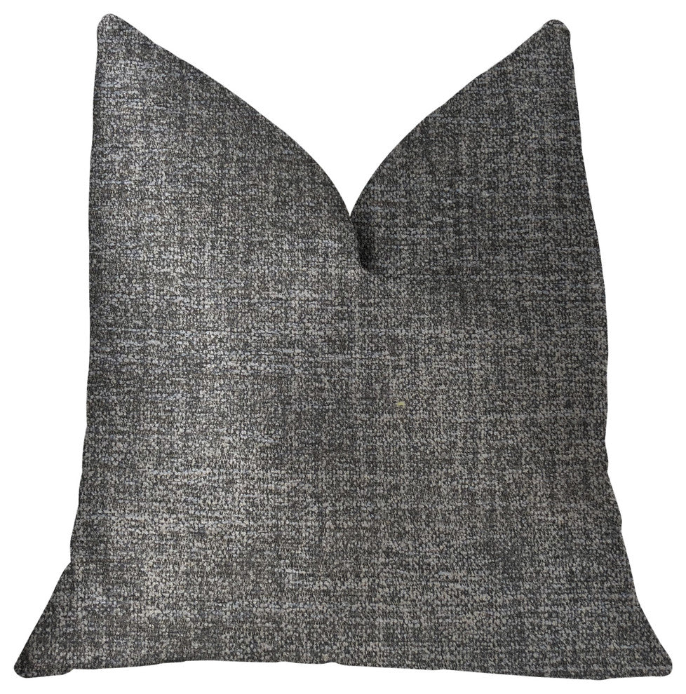 Dolphin Gray Luxury Throw Pillow, 22"x22"