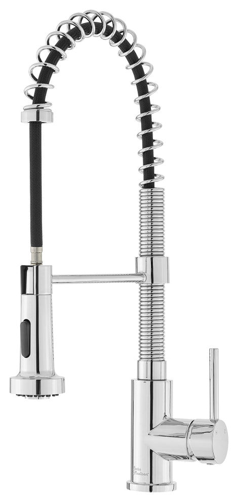 Nouvet Single Handle, Pull-Down Kitchen Faucet 18"H, Chrome
