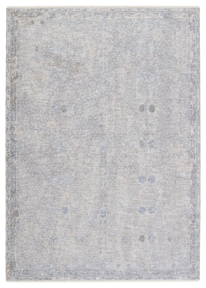 Jaipur Living Larkin Floral Area Rug, Light Gray/Beige, 9'x12'