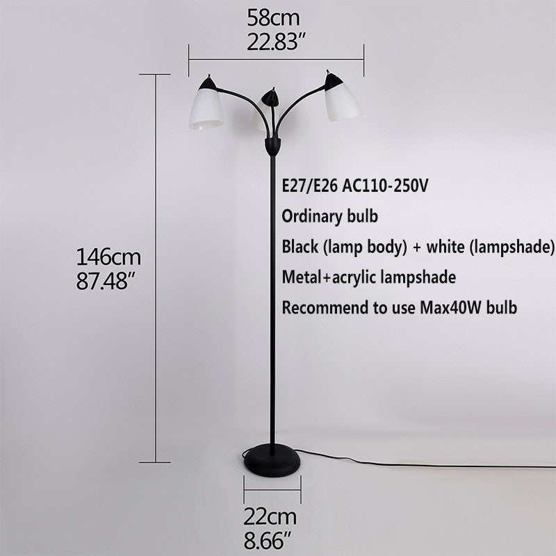 Modern Black Adjustable Floor lamp For Living room, bedroom