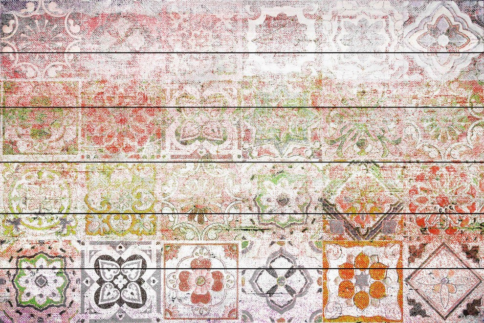 "Settat 2" Print on White Wood, 45"x30"