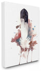 Bird Feather Abstract Watercolor Painting, 30"x40"
