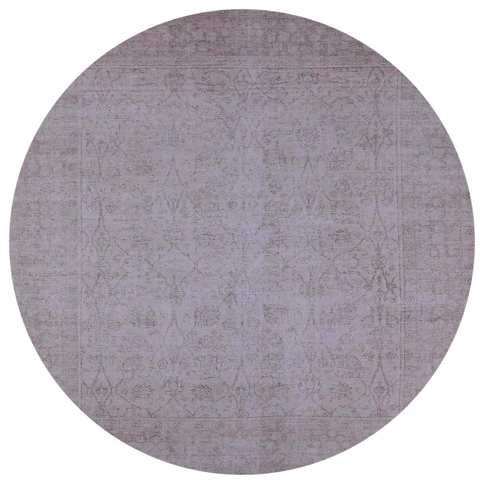 Ahgly Company Indoor Round Mid-Century Modern Area Rugs, 8' Round