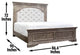 Highland Park Bed, Distressed Driftwood, King