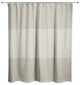 Gray Wicker Pattern 71x74 Shower Curtain