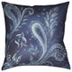 Laural Home Indigo Pattern III Outdoor Decorative Pillow, 18"x18"