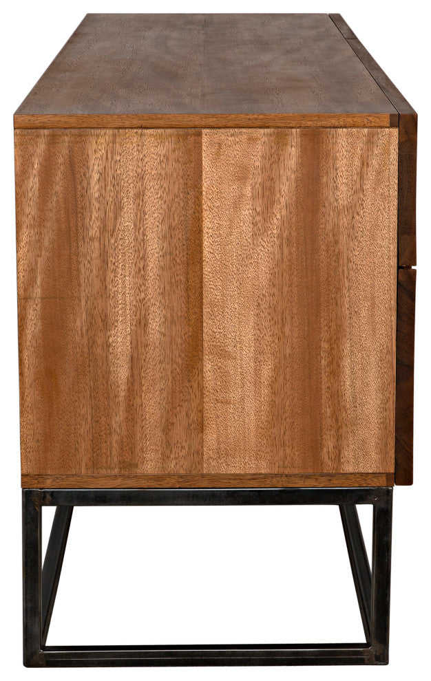 Noir Furniture - Casanova Sideboard, Dark Walnut - GCON405DW