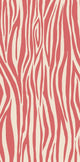 Wood Stripe Geometric Print Bath Towel, Coral