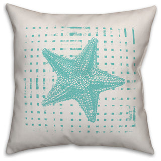 Abstract Starfish 20x20 Throw Pillow
