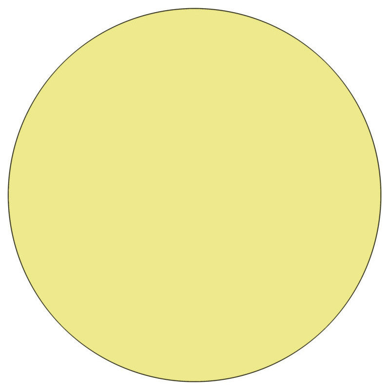 Thermal Laminate Activity Table, Yellow, 42'' Round