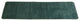 Memory Foam Extra Long Striped Bath Mat, Green