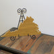 State Shaped Cutting Boards, Brown Richlite, Virginia