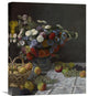 "Still Life With Flowers And Fruit" Artwork, 16"x20"