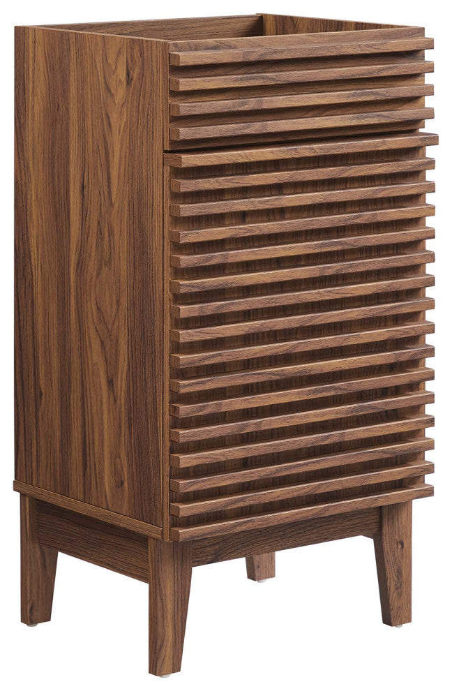 Render 18" Bathroom Vanity Cabinet, Walnut