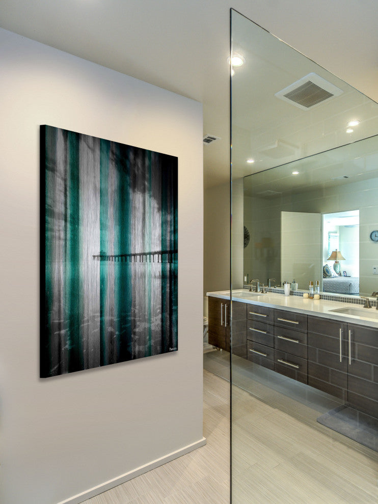 "Long Walk" Print on Brushed Aluminum, 24"x36"