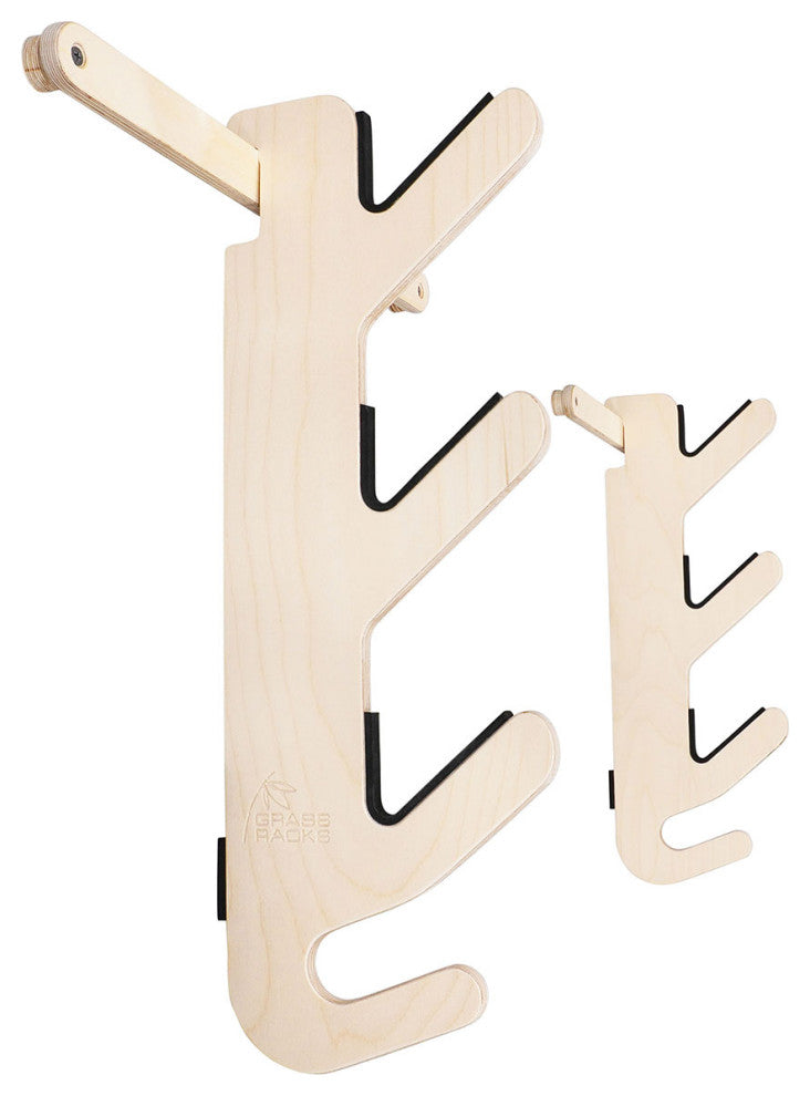 Ski Rack - The Hallsteiner Series Horizontal Ski Wall Mount, Birch, Trip
