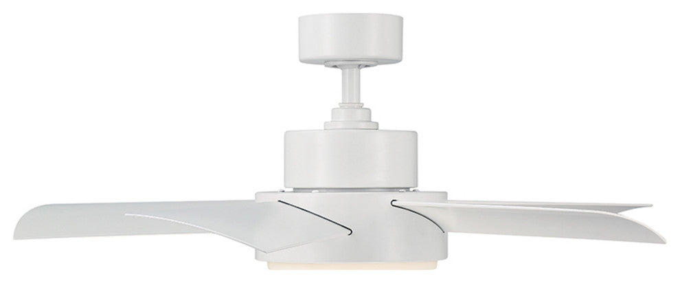 Modern Forms Elf Ceiling Fan, Matte White