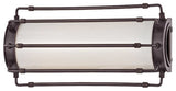 Hyde Park LED 15" Wall Sconce With White Shade, Finish: Old Bronze