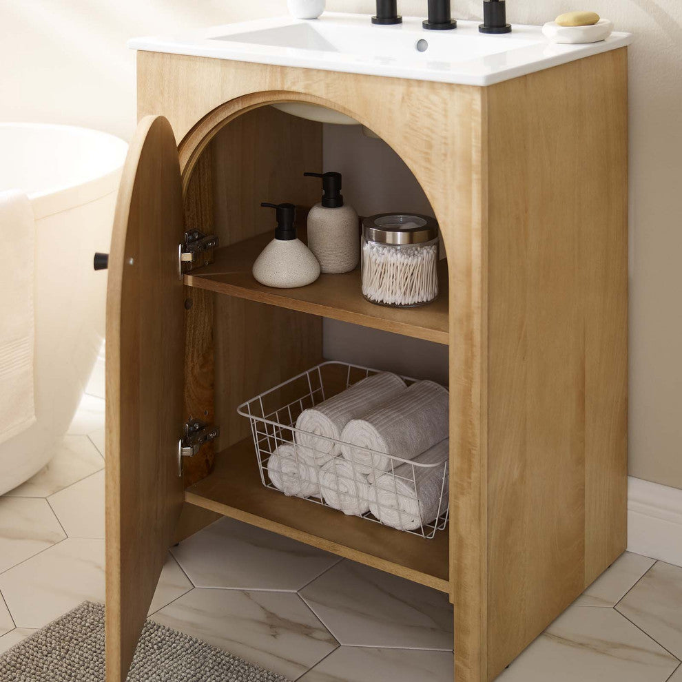 Appia 24" Bathroom Vanity - Oak White