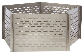 Portable 5 Panel Interlocking Stainless Steel Fire Pit