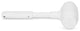 Raimondi White Rubber Mallet 2.2 lbs, LTM2 Anti-Bounce Hammer Hand Tile Beater