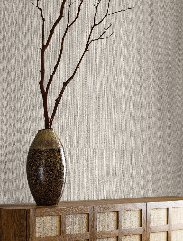 Dutch Braid Wallpaper, Linen