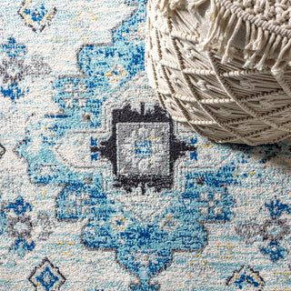 Modern Persian Boho Vintage Medallion Area Rug, 4x6