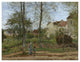 "Houses at Bougival (Autumn)" Digital Paper Print by Camille Pissarro, 50"x38"