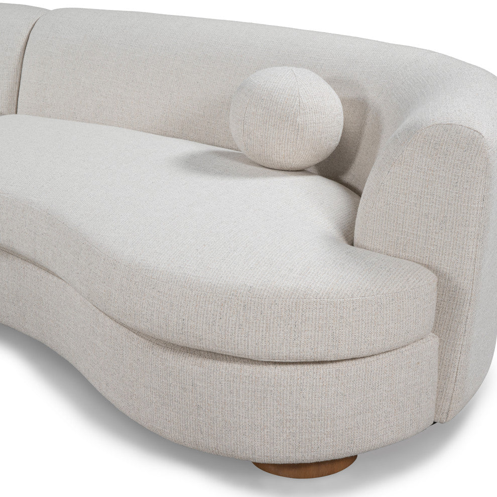 Concord Upholstered Fabric Sectional Sofa