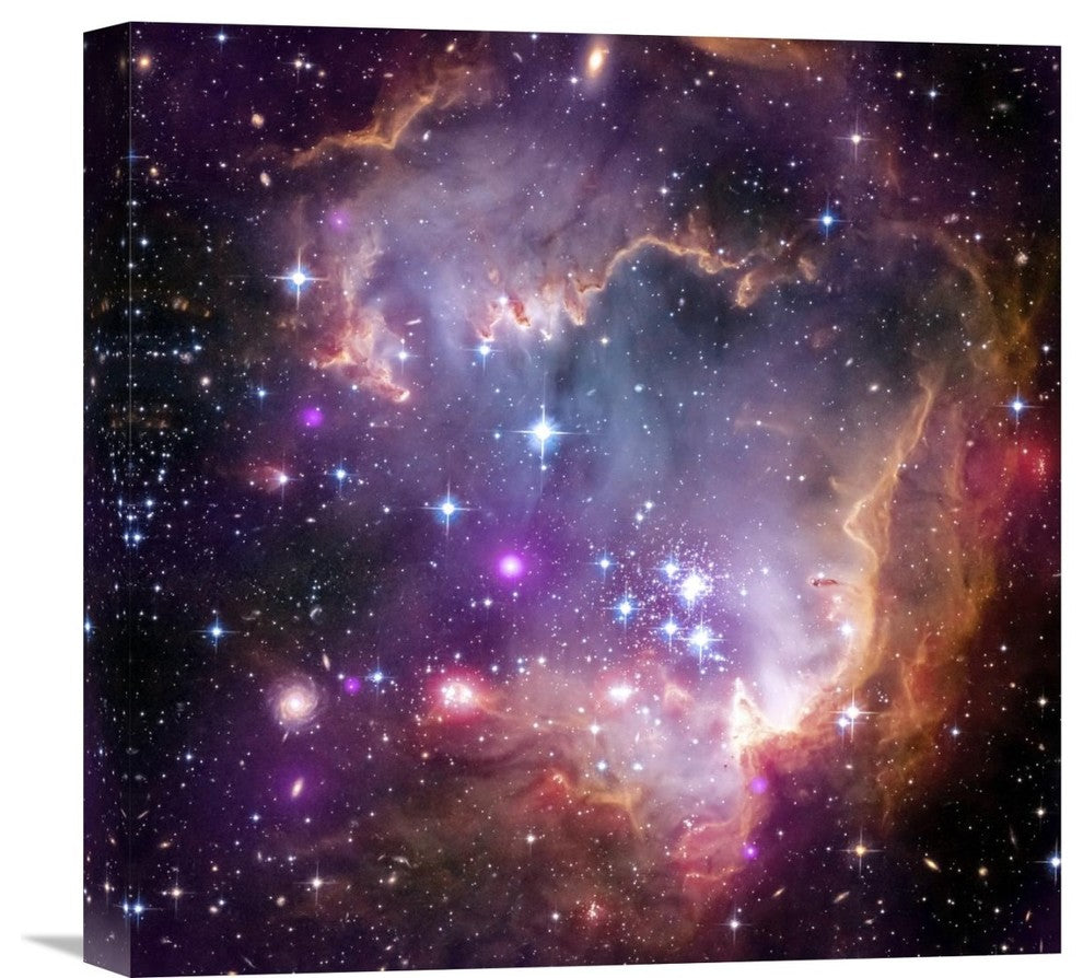 "Under the Wing of the Small Magellanic Cloud" Canvas Giclee by NASA, 18"x18"