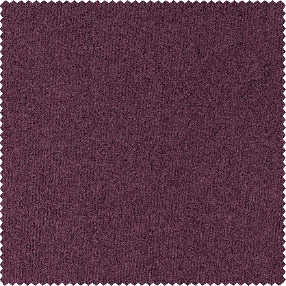 Signature Cabernet Blackout Velvet Fabric Sample, 4Wx4L