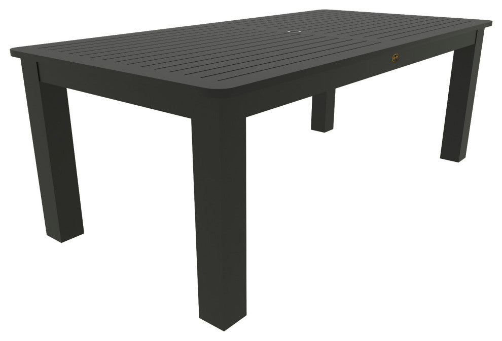 Rectangular 42x84 Table, Weathered Acorn, Black