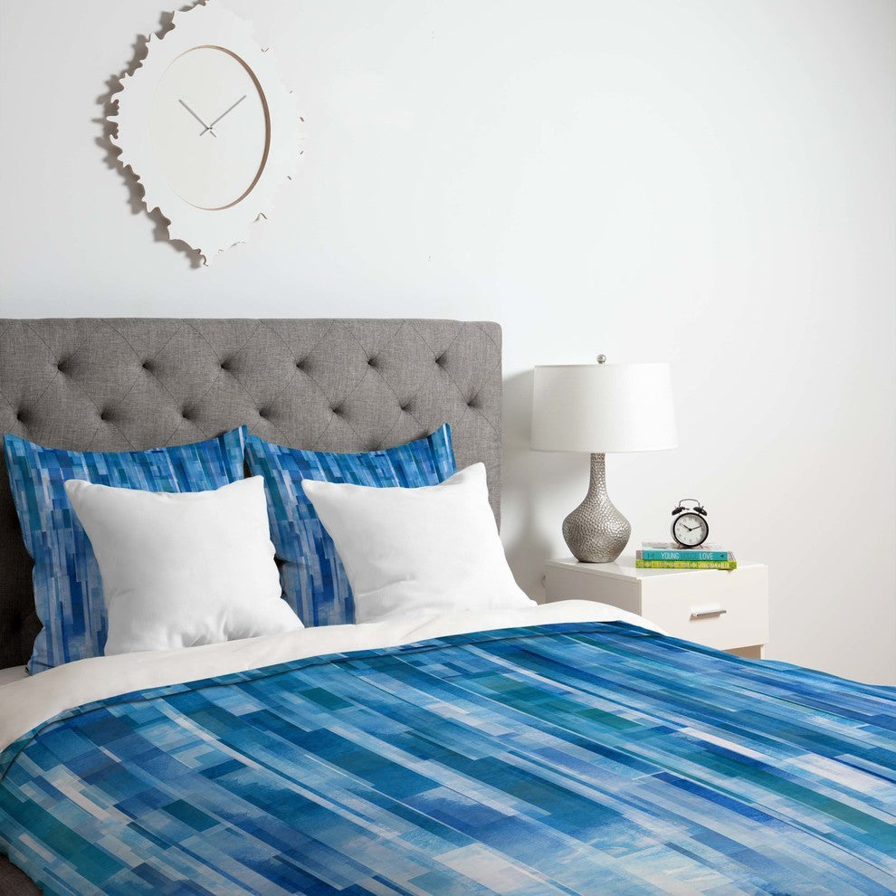 Deny Designs Jacqueline Maldonado Rain Duvet Cover - Lightweight
