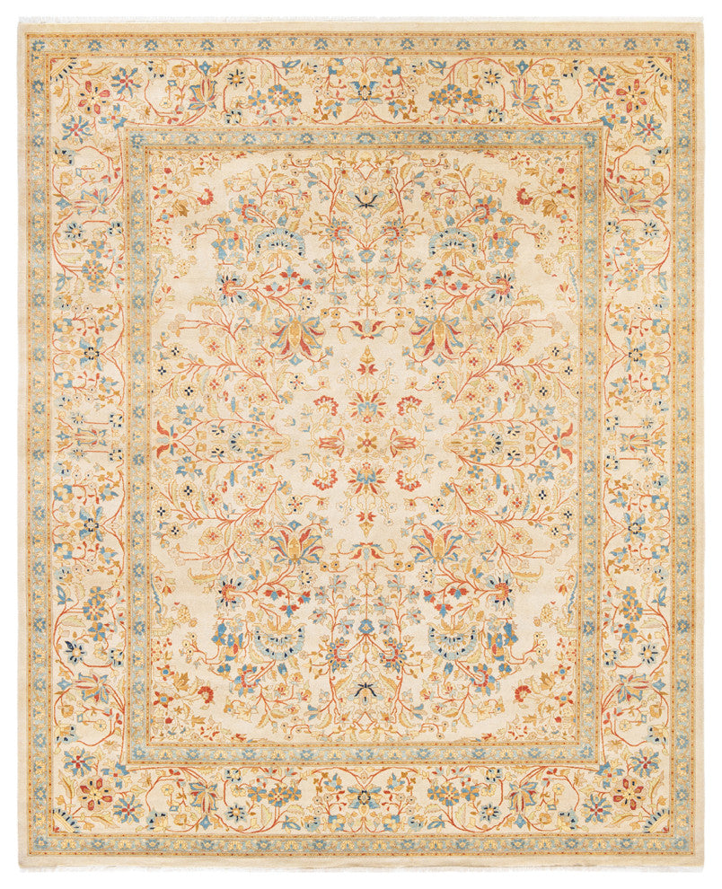 Mogul, One-of-a-Kind Hand-Knotted Area Rug Ivory, 8'4"x10'2"