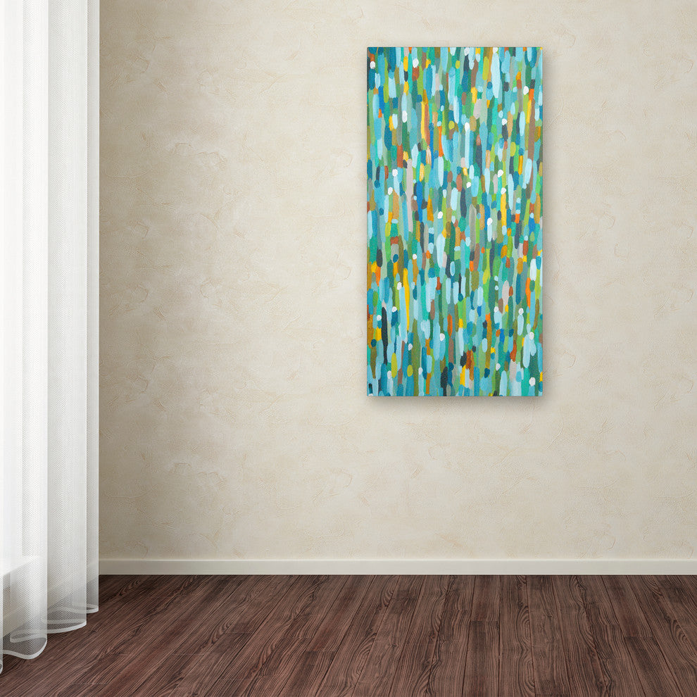 ''Les Uns Contre Les Autres'' Canvas Art by Sylvie Demers