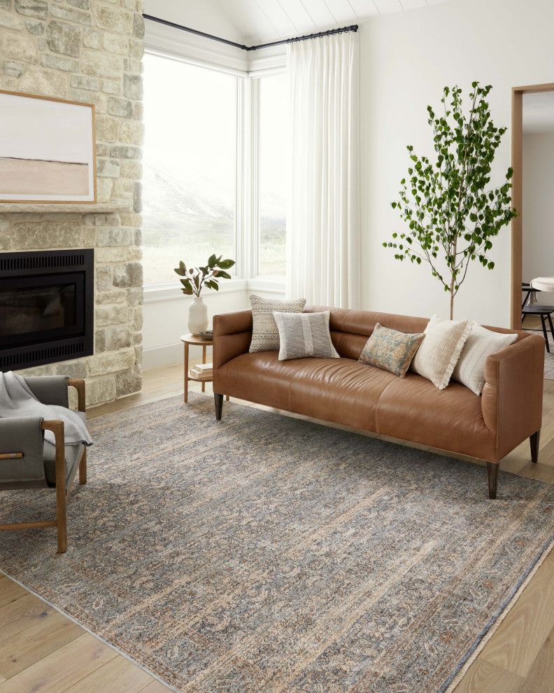 Angela Rose x Loloi Blake Ocean / Mocha 7'-10" x 10'-2" Area Rug