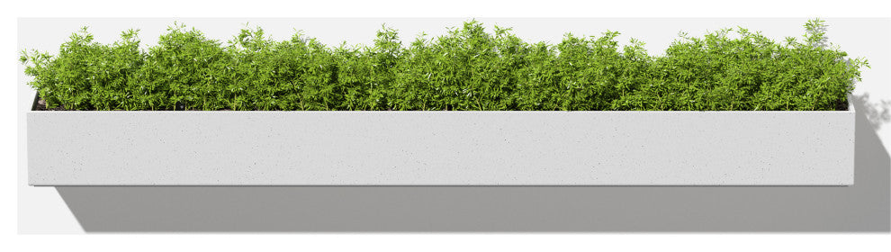Veadek Geo Series Hanging Planter, White, 32", 1 Pack