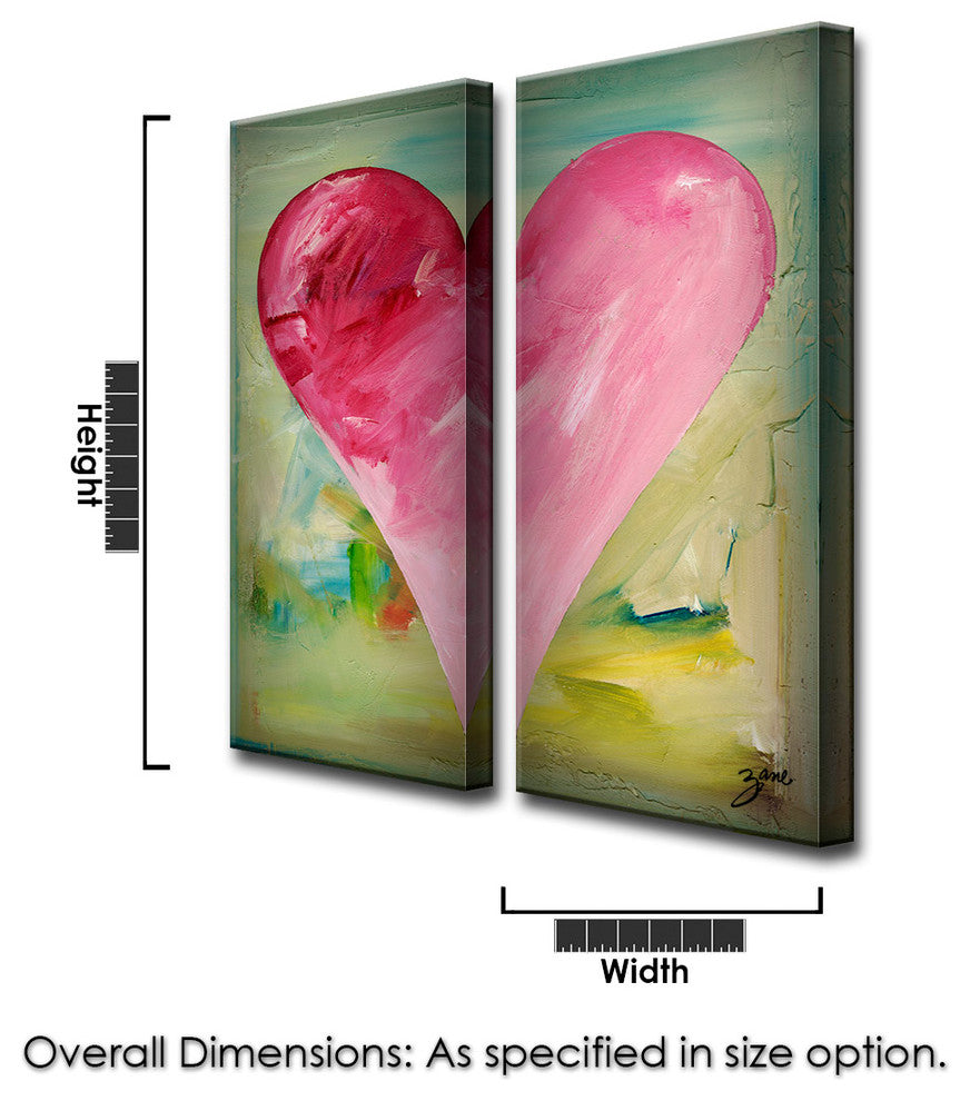 Heartwork "Mumbai" 2-Piece Canvas Art Set, 40"x16"