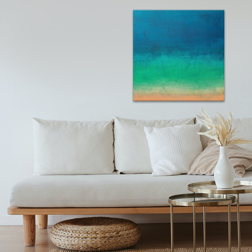 Beach Scene' Wrapped Canvas Wall Art by Karen Moehr