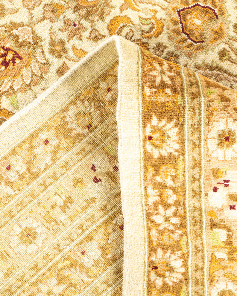 Tagaung One-of-a-Kind Hand-Knotted Area Rug Ivory, 8'0"x9'10"