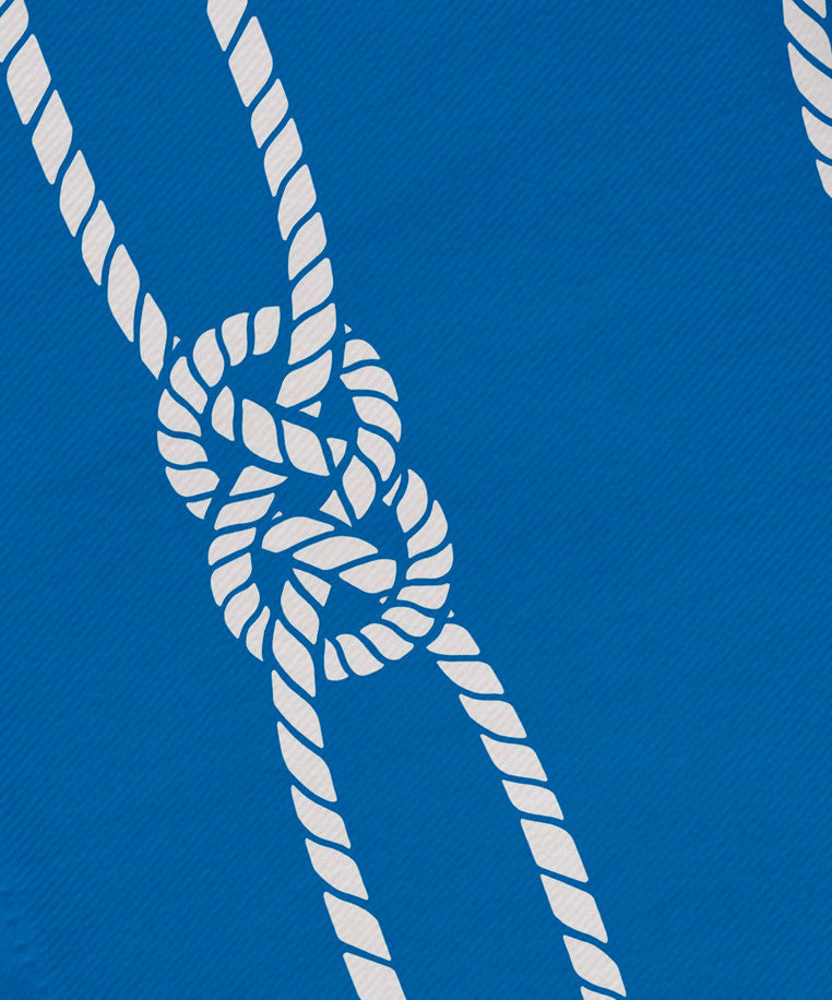 Tom Foolery, Stripe Print Napkin, Blue, Set of 4