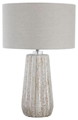 Uttermost Pikes Stone-Ivory Table Lamp